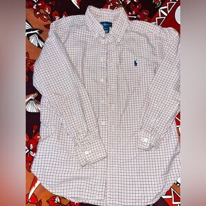 Polo by Ralph Lauren Kids Red and Blue Plaid Shirt